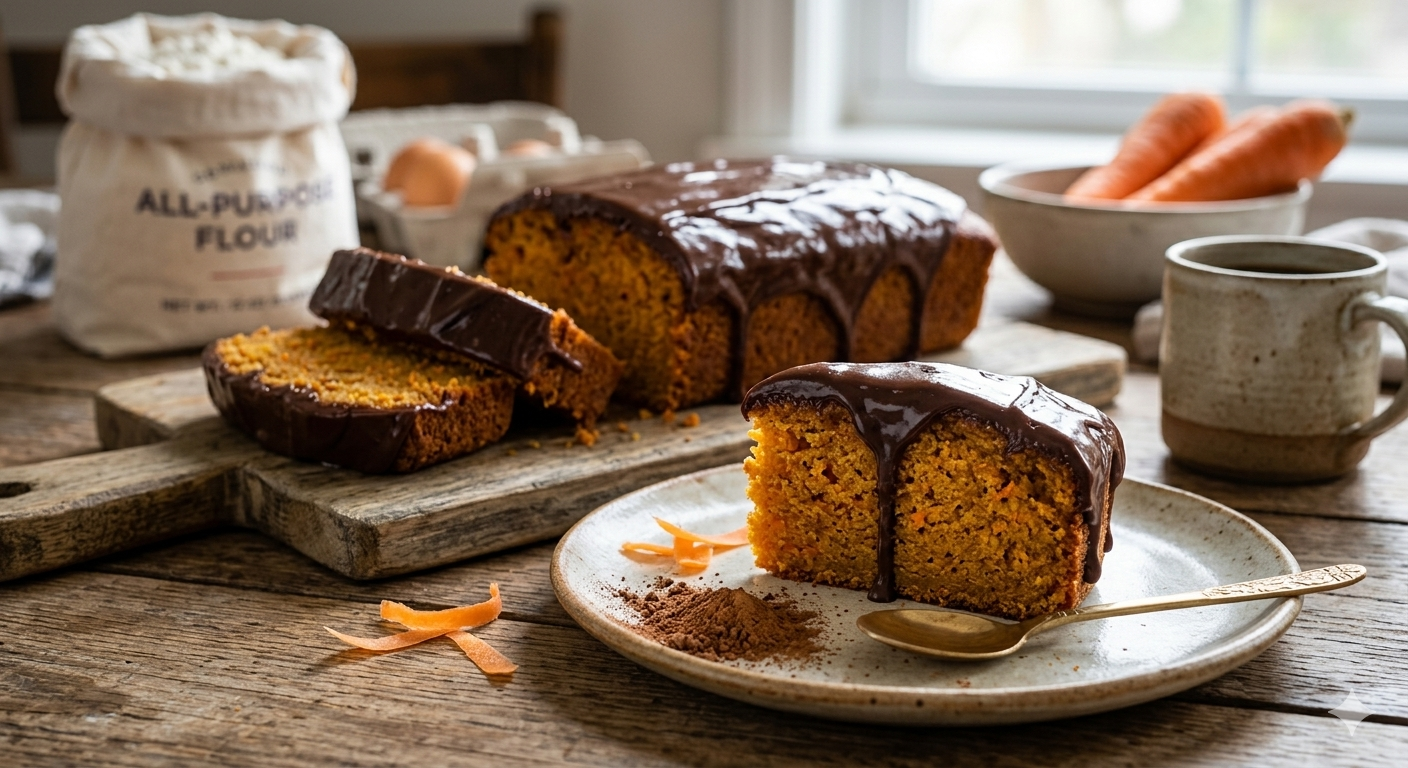 Bolo de cenoura fit