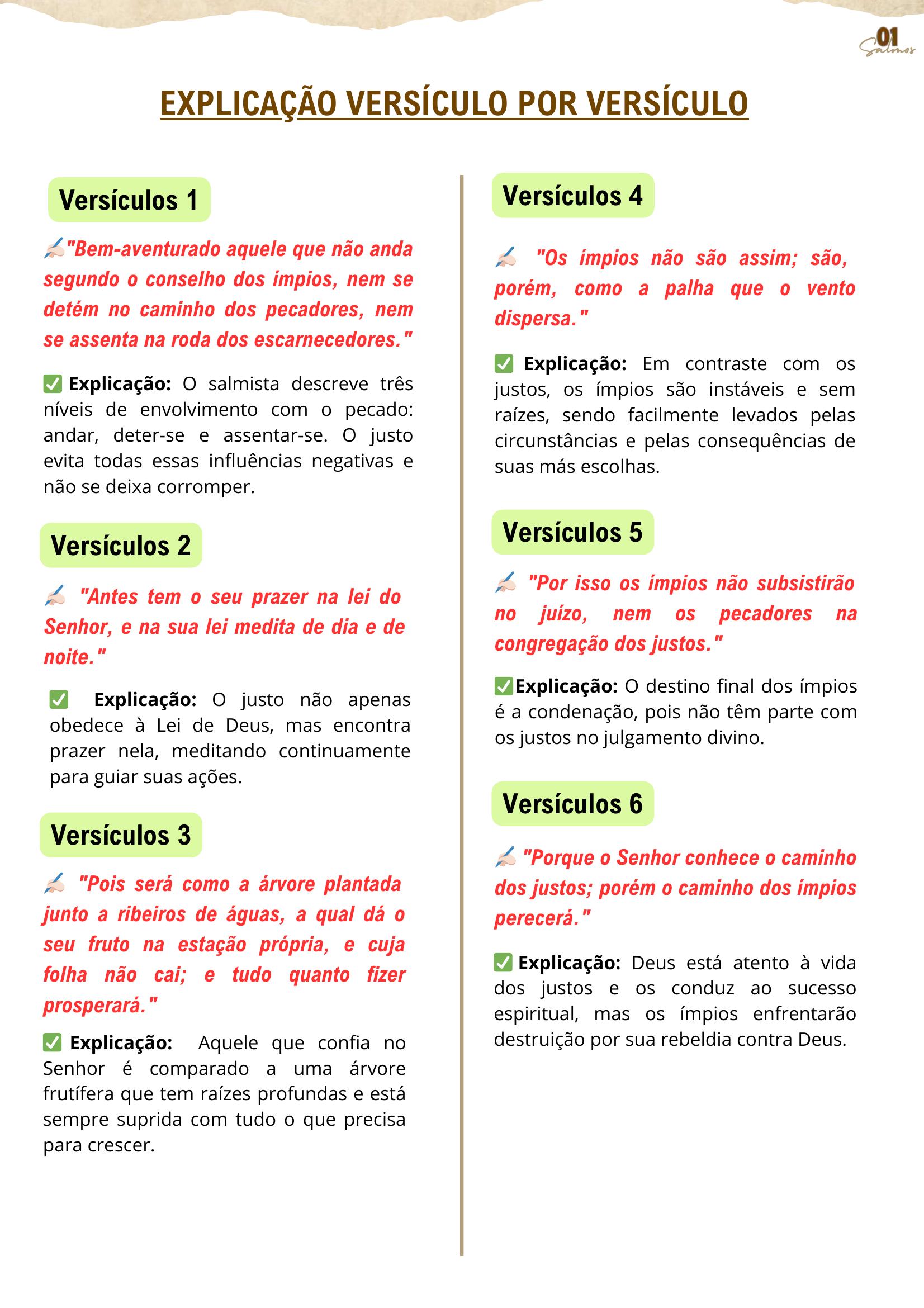 Explicação versículo